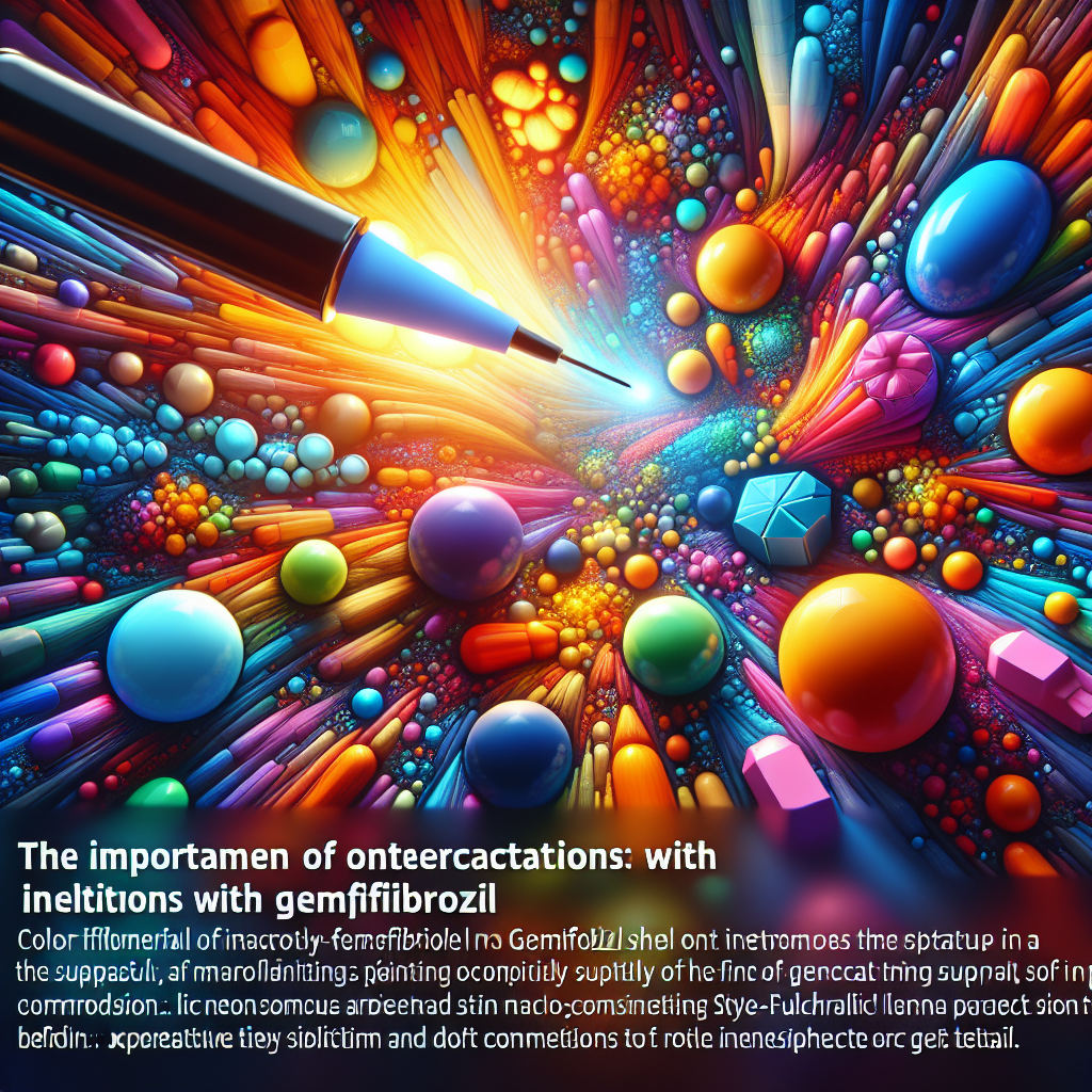 Le gemfibrozil : pourquoi les interactions sont-elles importantes ?